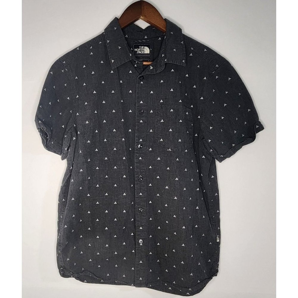 MENS‎ NORTH FACE CASUAL BUTTON DOWN SHIRT SIZE M